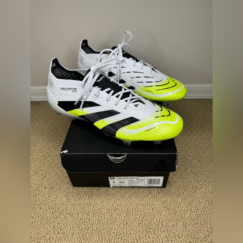 PRICE FIRM Adidas Predator Elite Firm Ground Soccer Cleats (Men’s Size 9)